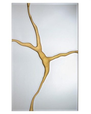 VIOLA GOLD MIRROR ACCENT